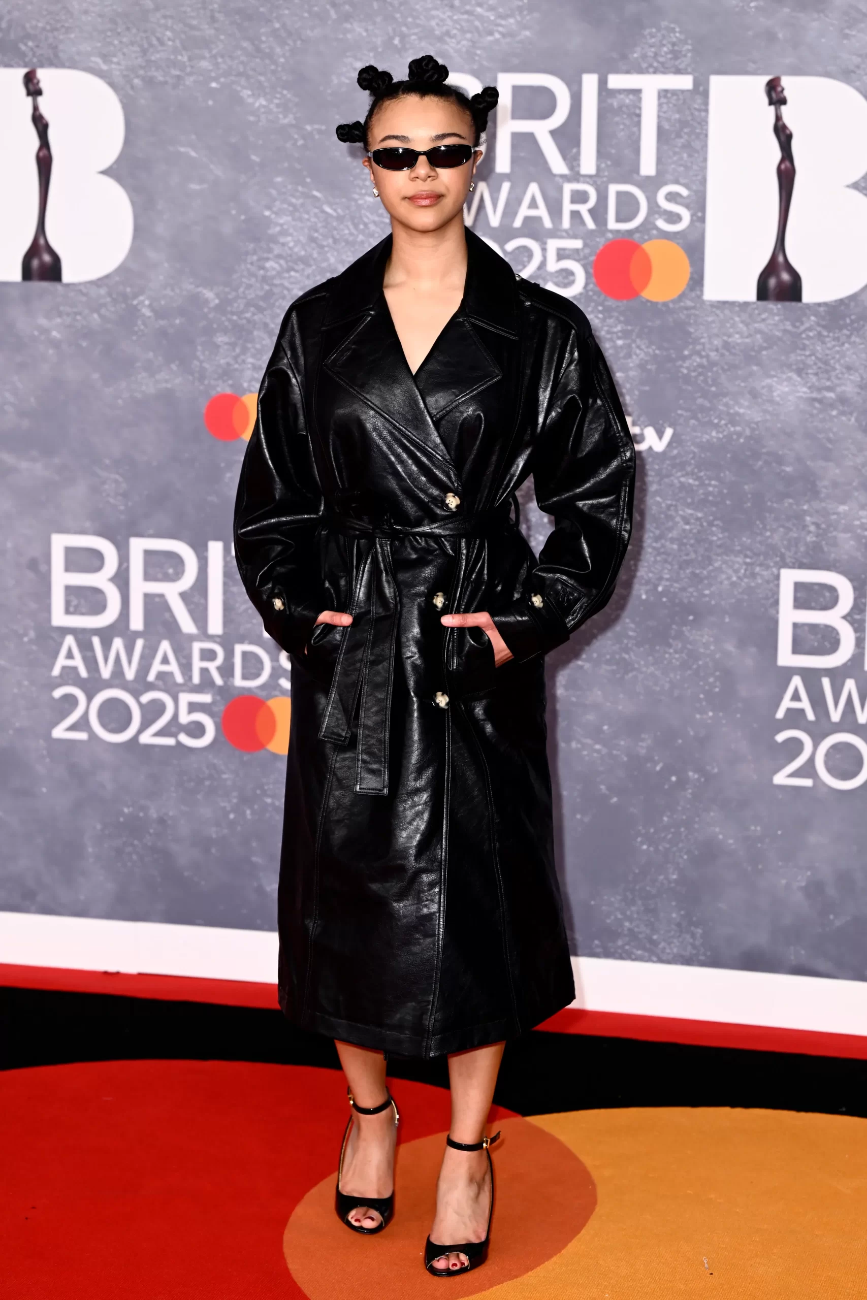 Brit Award India Amarteifio in DKNY