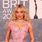 Brit Awards Sabrina Carpenter Alexander McQueen
