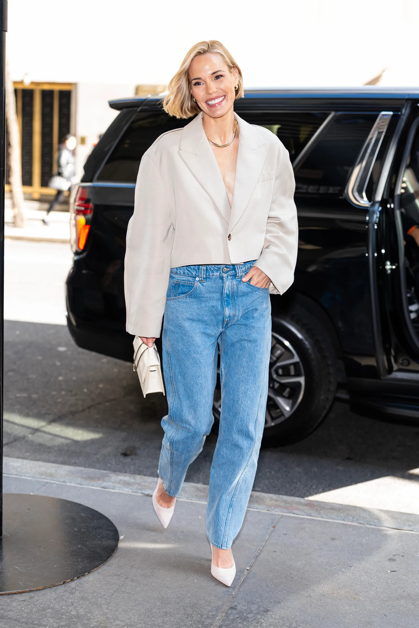 Leslie Bibb in J.W. Anderson