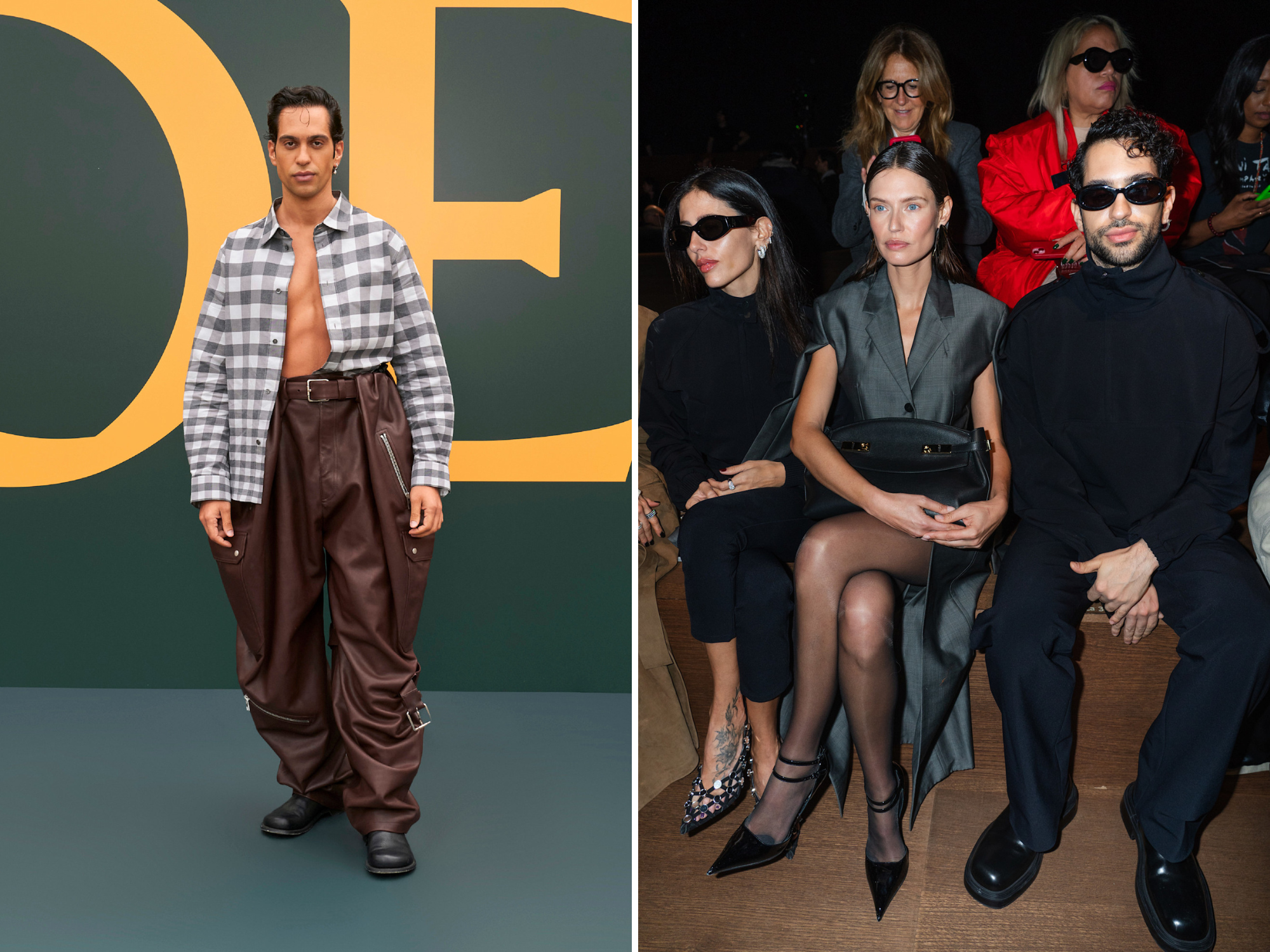 Mahmood bij Loewe en Ferragamo