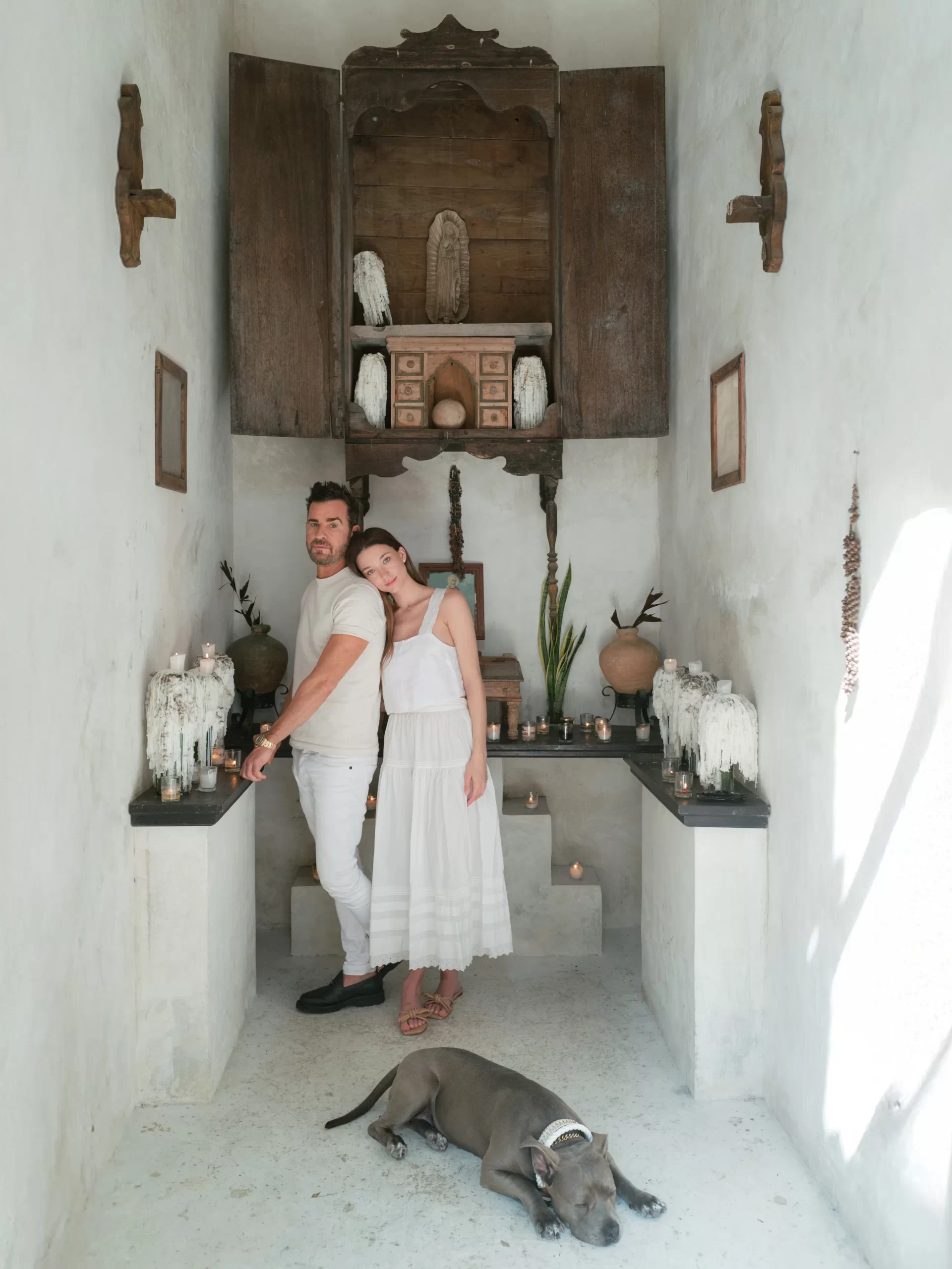 De bruiloft van Justin Theroux en Nicole Brydon Bloom in Mexico