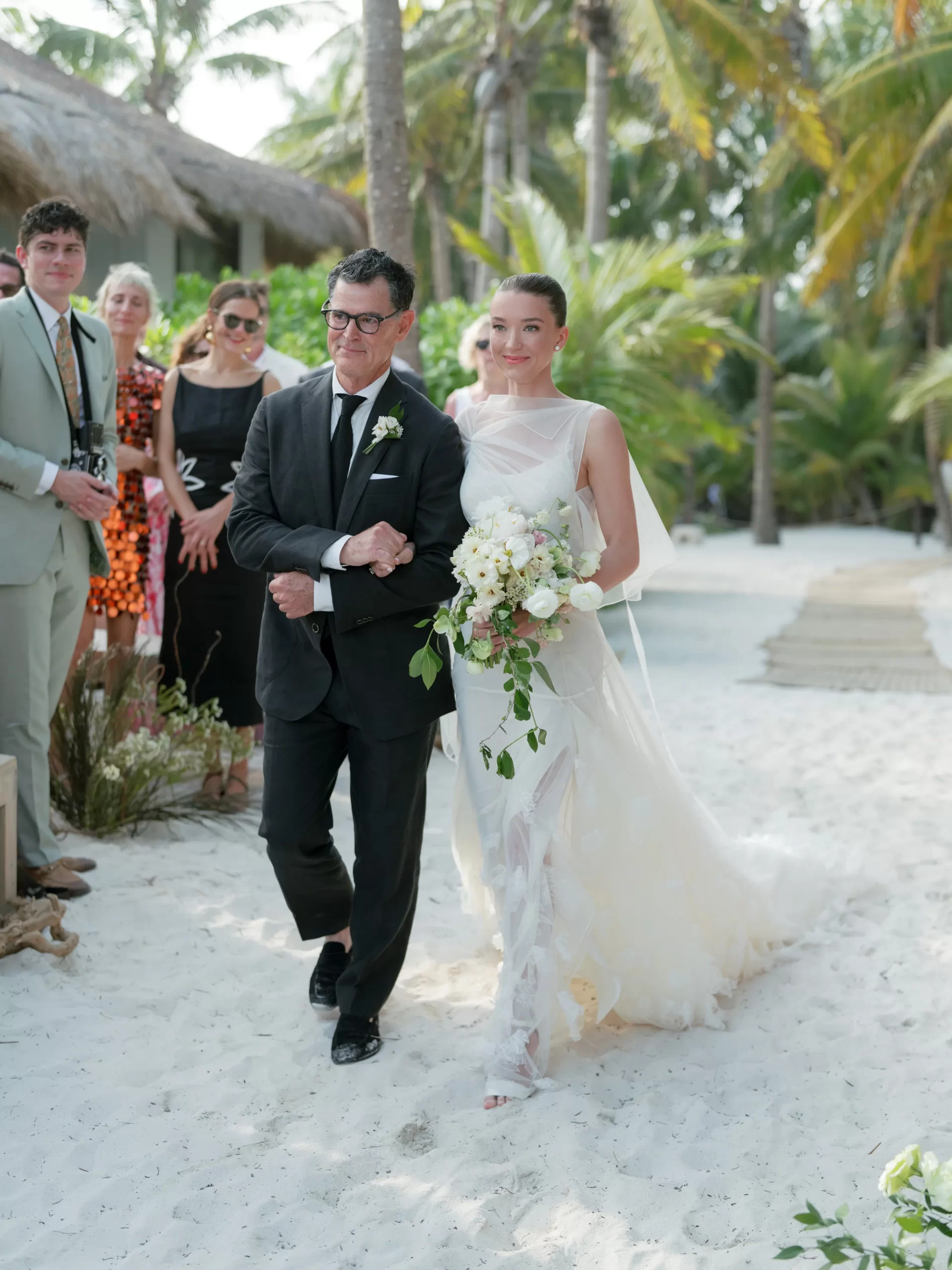 De bruiloft van Justin Theroux en Nicole Brydon Bloom in Mexico