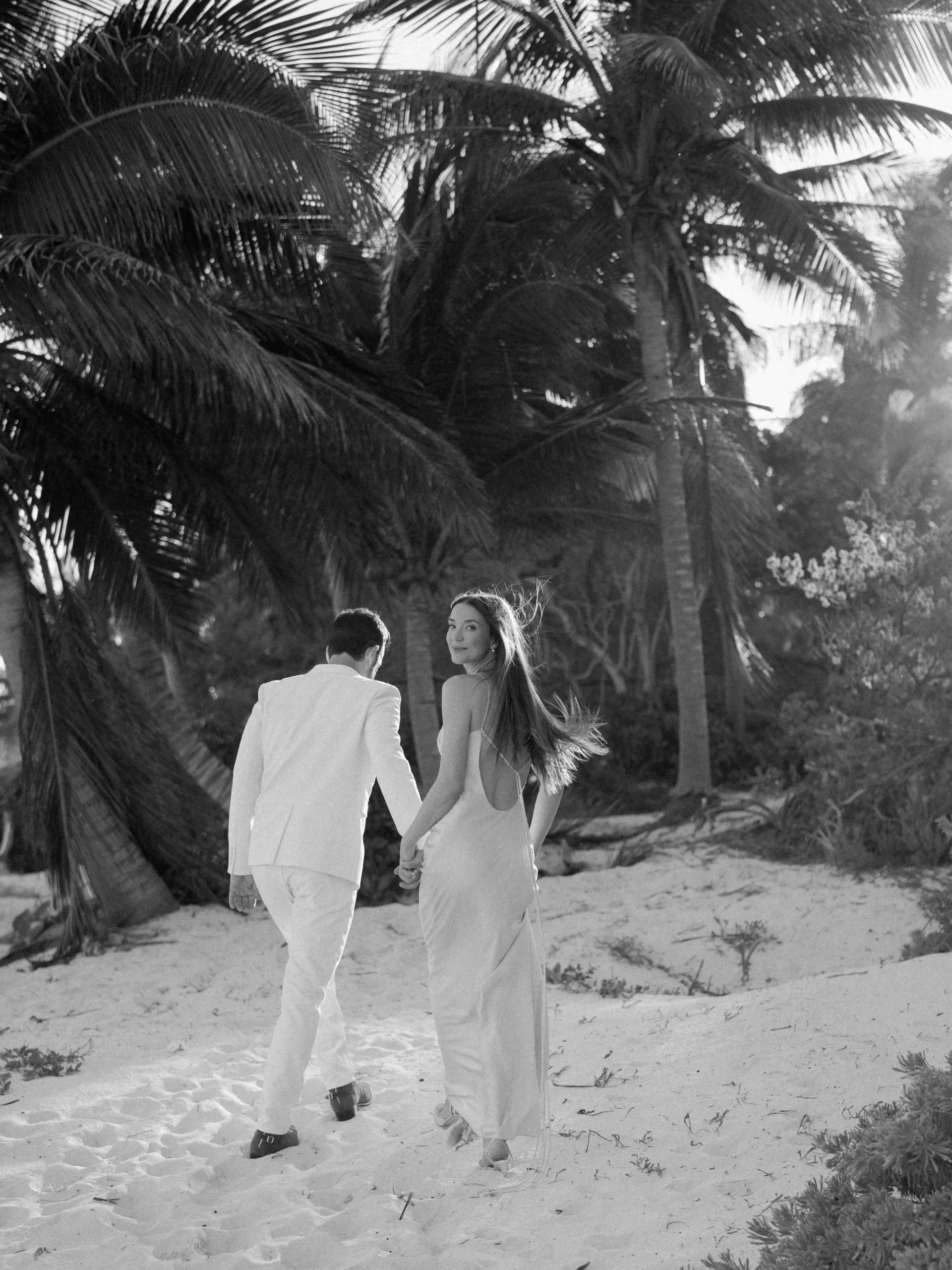 De bruiloft van Justin Theroux en Nicole Brydon Bloom in Mexico