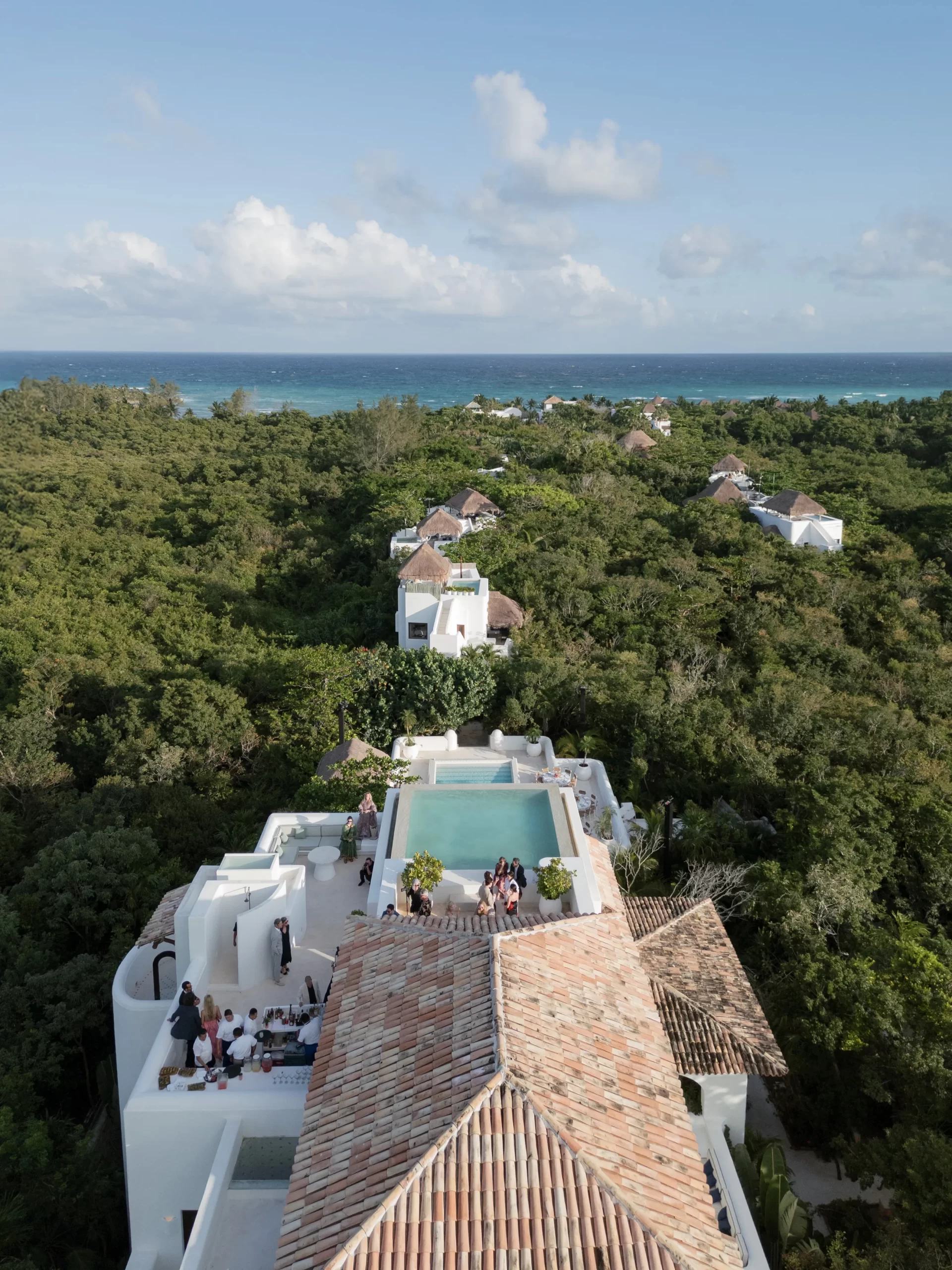 De bruiloft van Justin Theroux en Nicole Brydon Bloom in Mexico