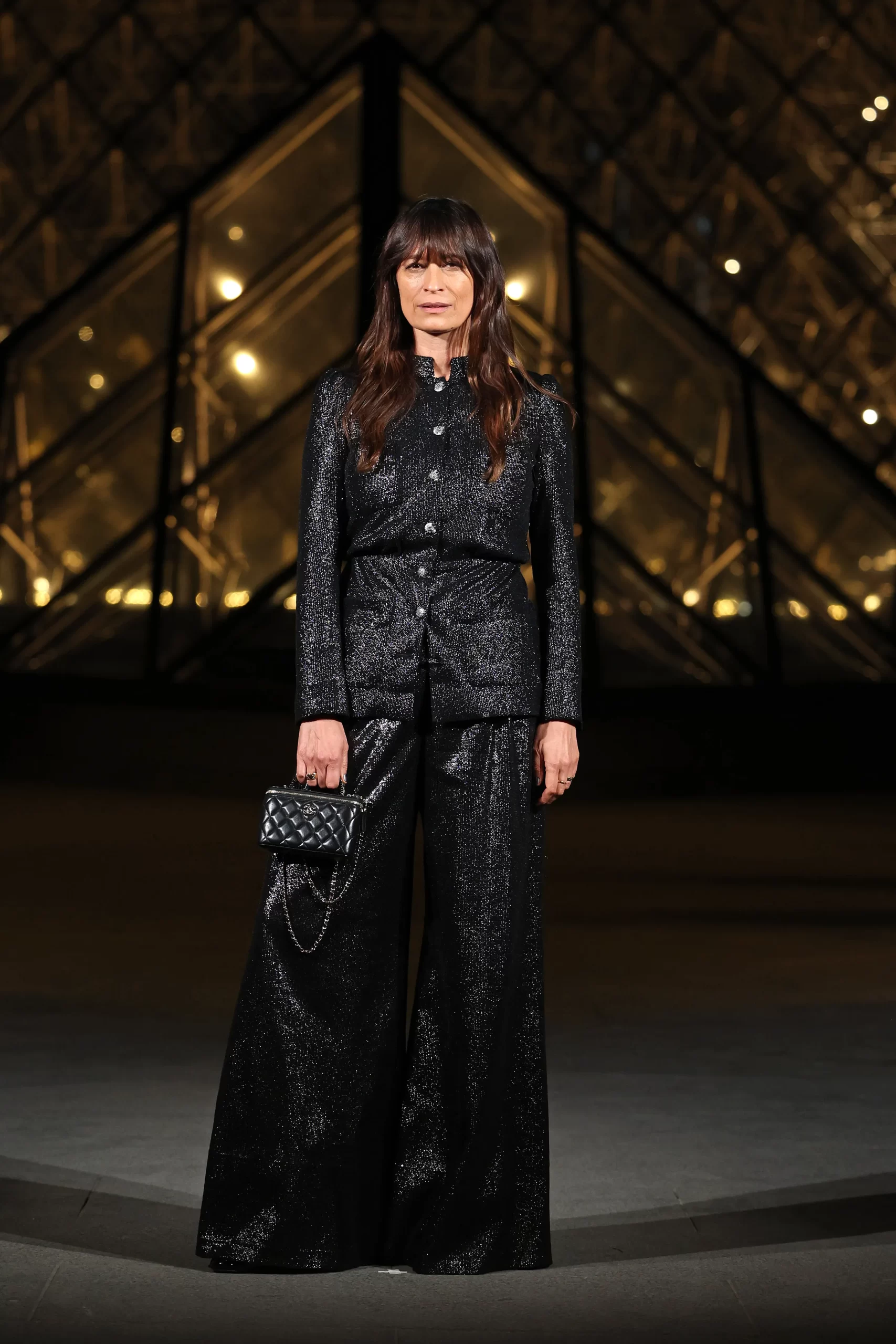Caroline de Maigret bij het Le Grand Dîner du Louvre