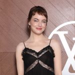 Emma stone Louis Vuitton Paris fashion week