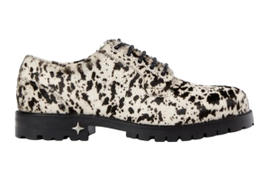 Duke + Dexter koeienprint veterschoen