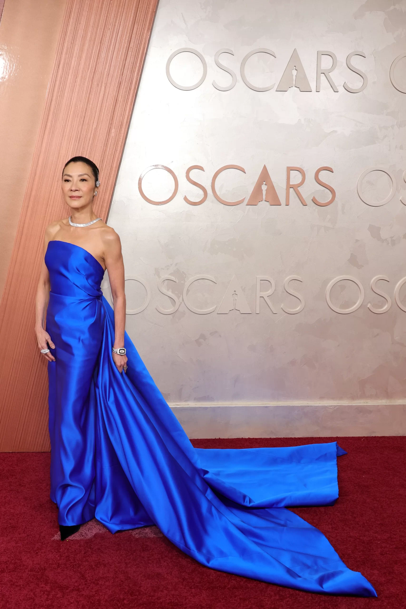 Michelle Yeoh in Balenciaga bij de Oscars 2025