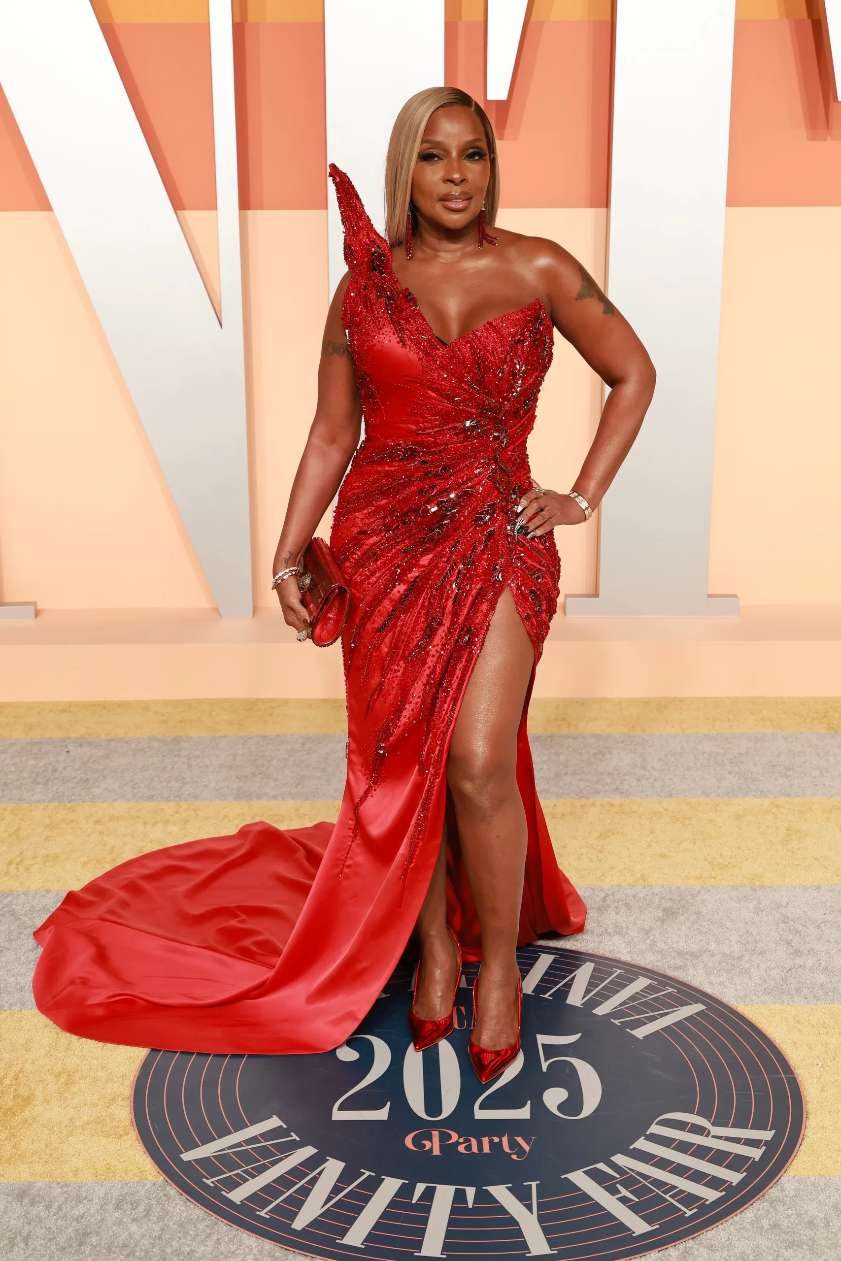 Mary J. Blige bij de afterparty van de Oscars 2025