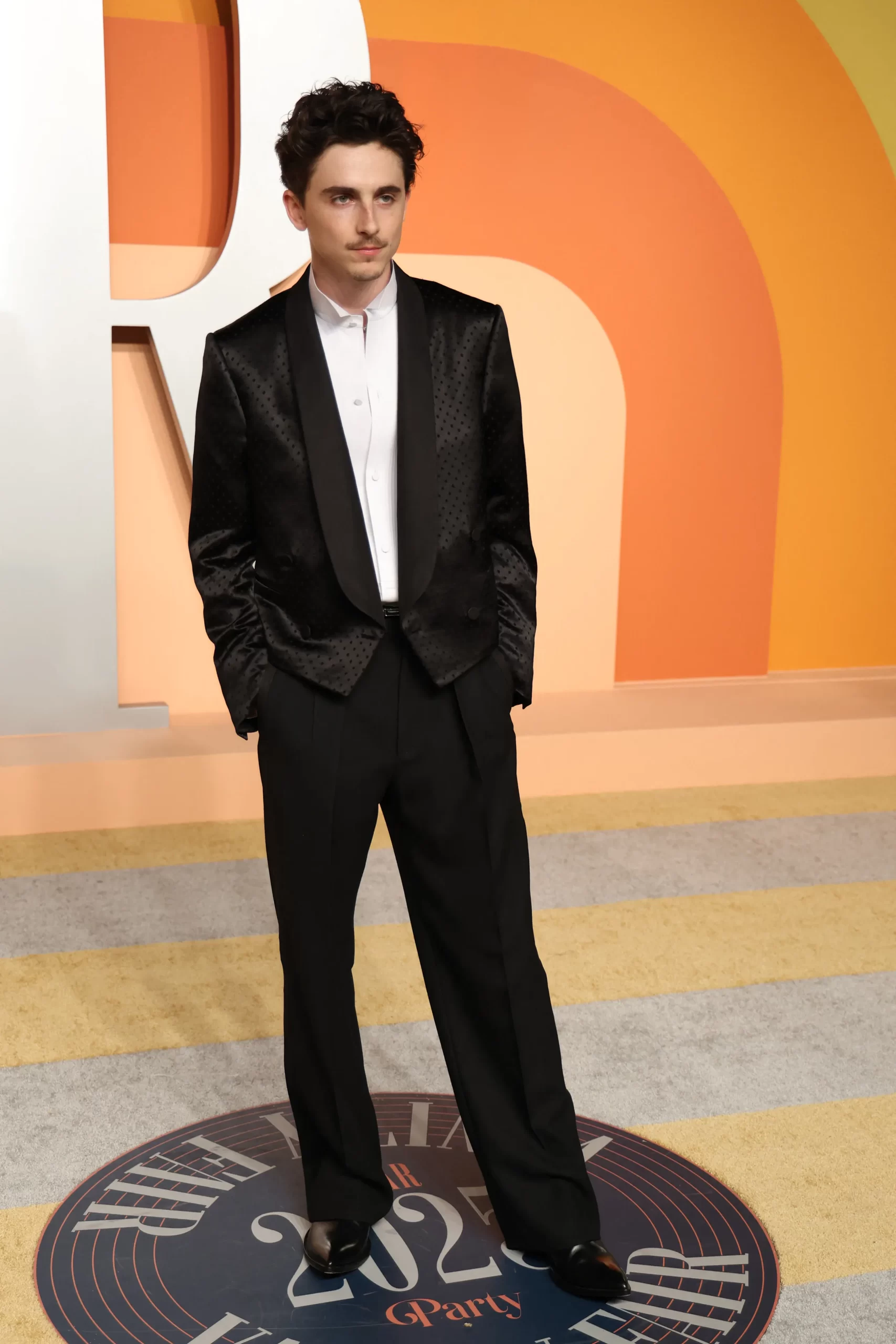 Timothée Chalamet bij de Vanity Fair Oscars Party 2025