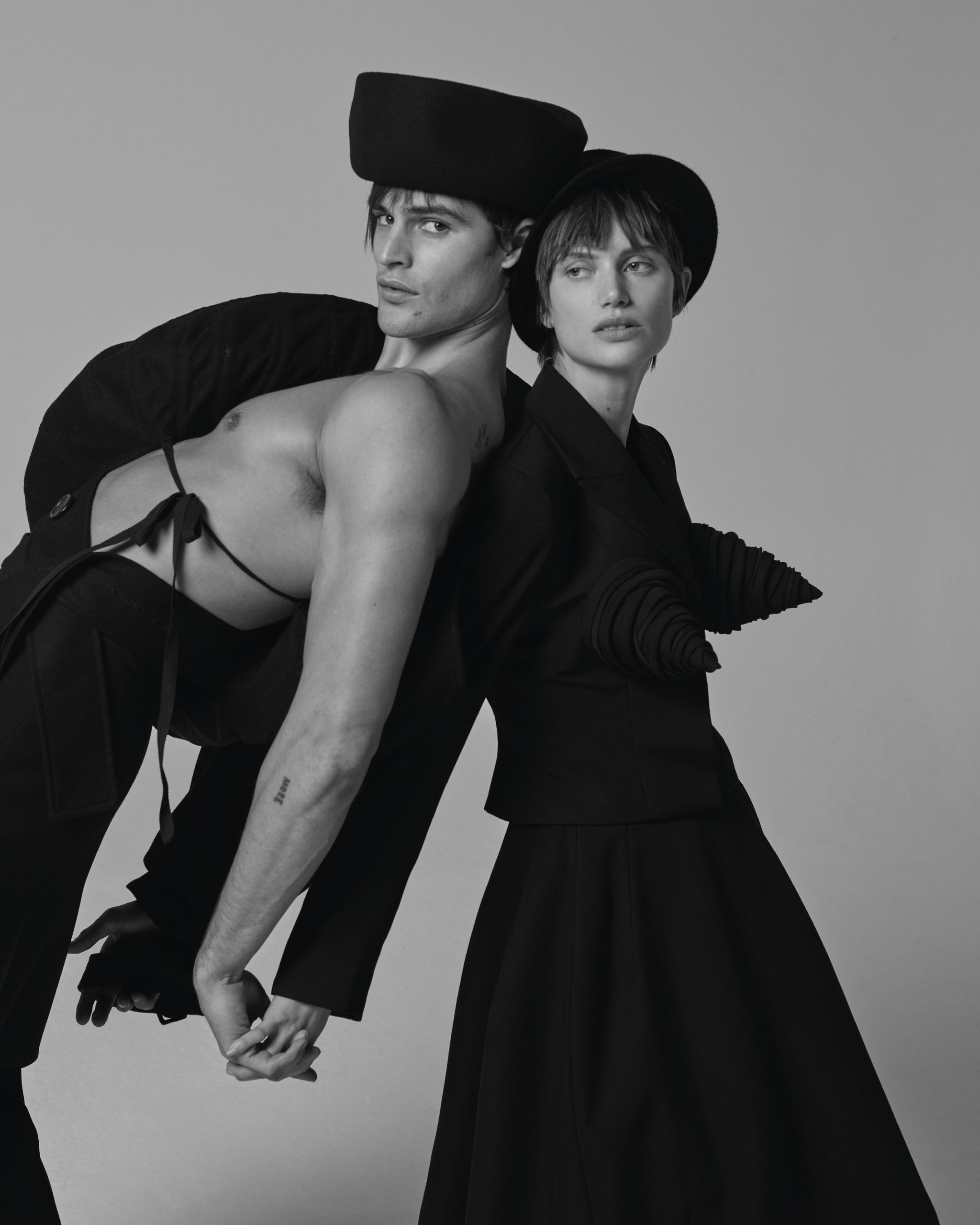 Parker en Bess van Noord in Vogue's aprilnummer