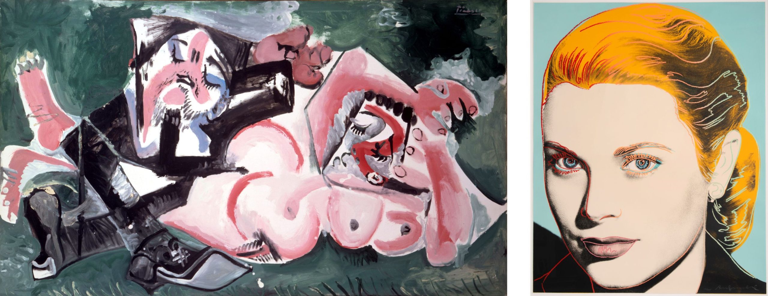 Twee schilderijen te zien op TEFAF 2025.