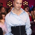 Stijn de Vries bij de finale van 'Wie is de Mol?' seizoen 25.