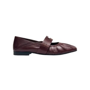 Inspiratie uit mannencollectie BARGO BURGUNDY LEATHER BALLET FLATS