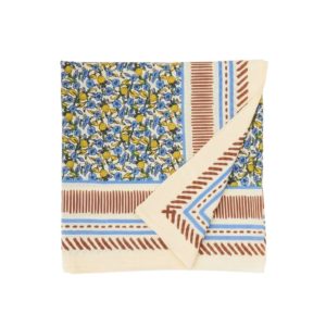 Inspiratie uit mannencollectie Becksöndergaard Strawpetta Sico sjaal met bloemenprint