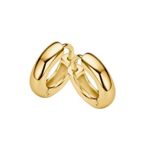 Inspiratie uit mannencollectie Casa Jewelry Hoops Frankfurter oorringen verguld