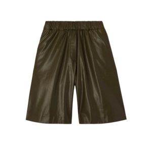 DRIES VAN NOTEN Faux leather shorts