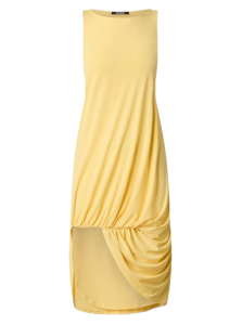 Jacquemus jurk in trendkleur botergeel