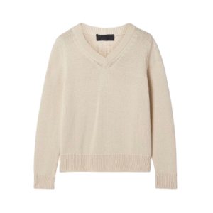 Inspiratie uit de mannencollecties NILI LOTAN Priya cotton and silk-blend sweater