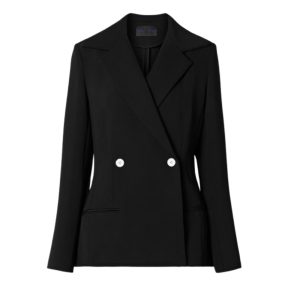 Inspiratie uit mannencollecties PROENZA SCHOULER Marine double-breasted twill jacket