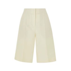 THE ROW Flash wool and silk-blend shorts