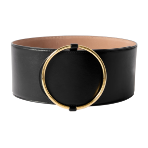 alaïa leren riem met ronde gesp