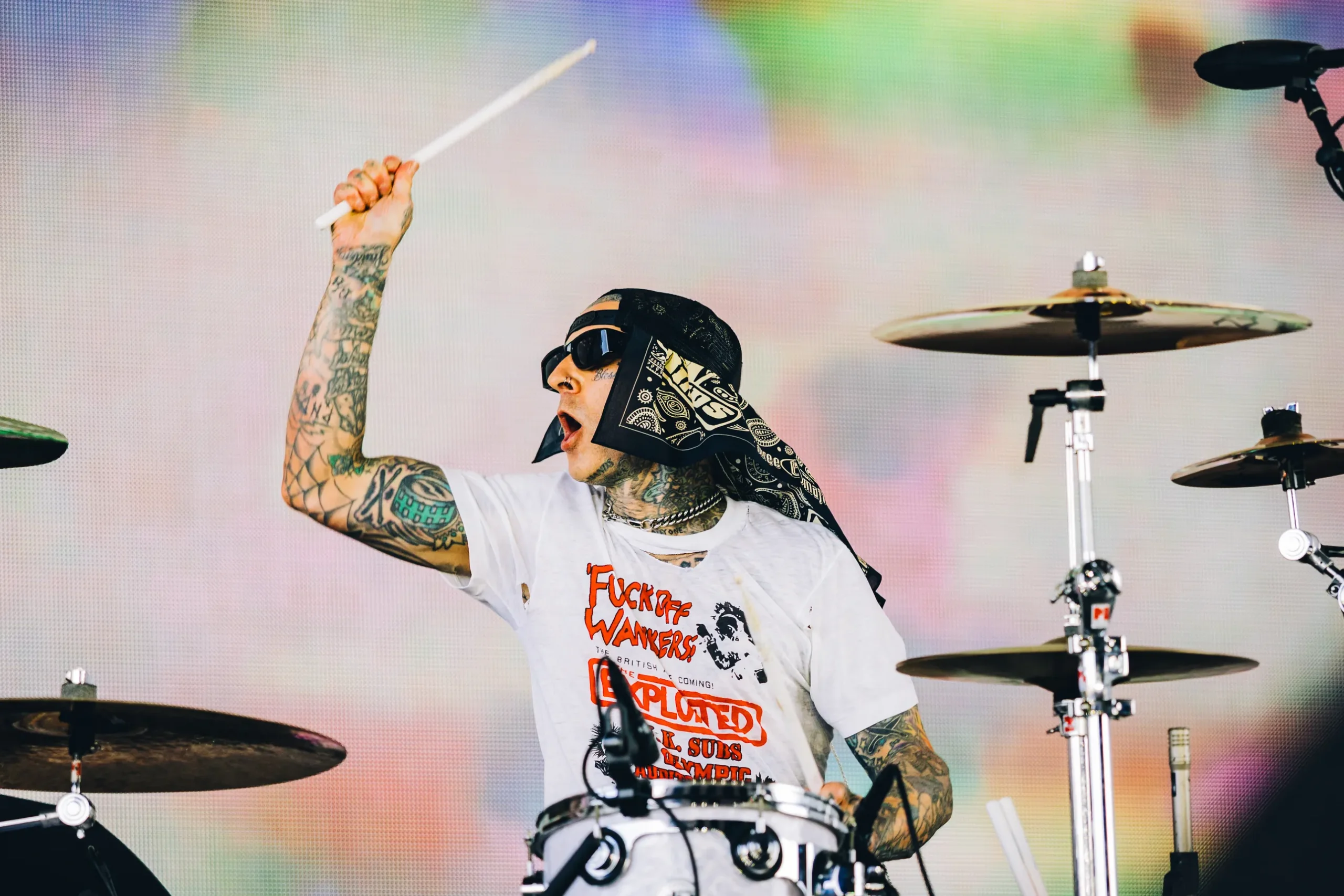 Travis Barker op Coachella 2025