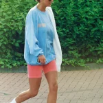 Prinses Diana met een hoge sneaker