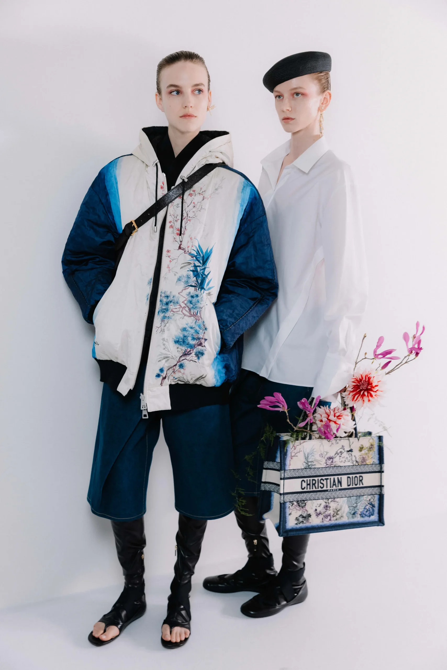 Backstage bij Dior pre-fall 2025 show in Kyoto