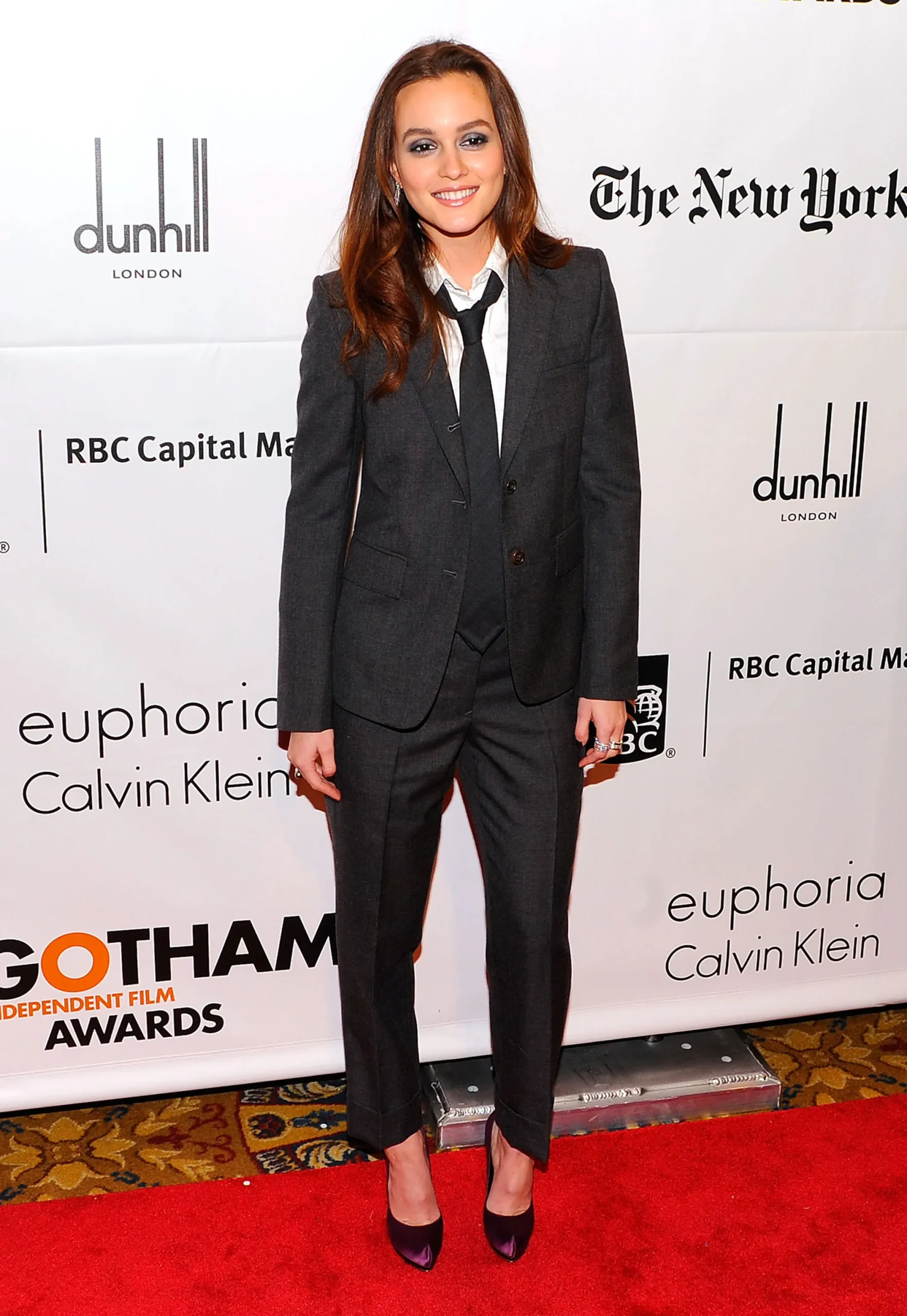 Leighton Meester in Thom Browne in 2010