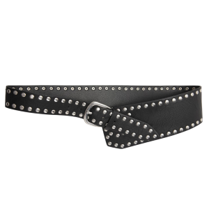 mango brede riem met studs
