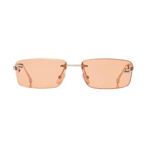 Oranje zonnebril van Fendi