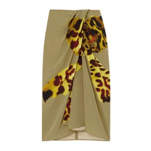 Maxirok met print van Dries Van Noten