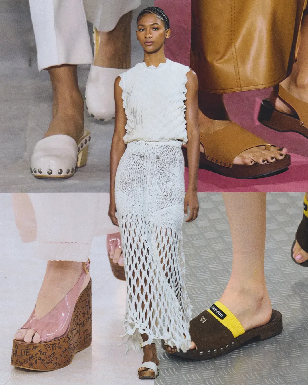 Clogs zijn een van de schoenentrends van lente/zomer 2025