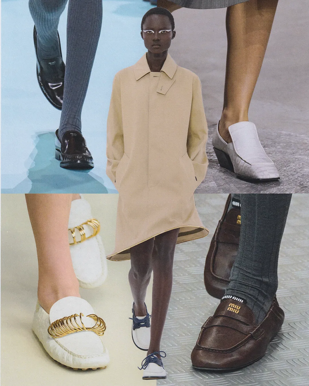 Loafers zijn een van de schoenentrends van lente/zomer 2025