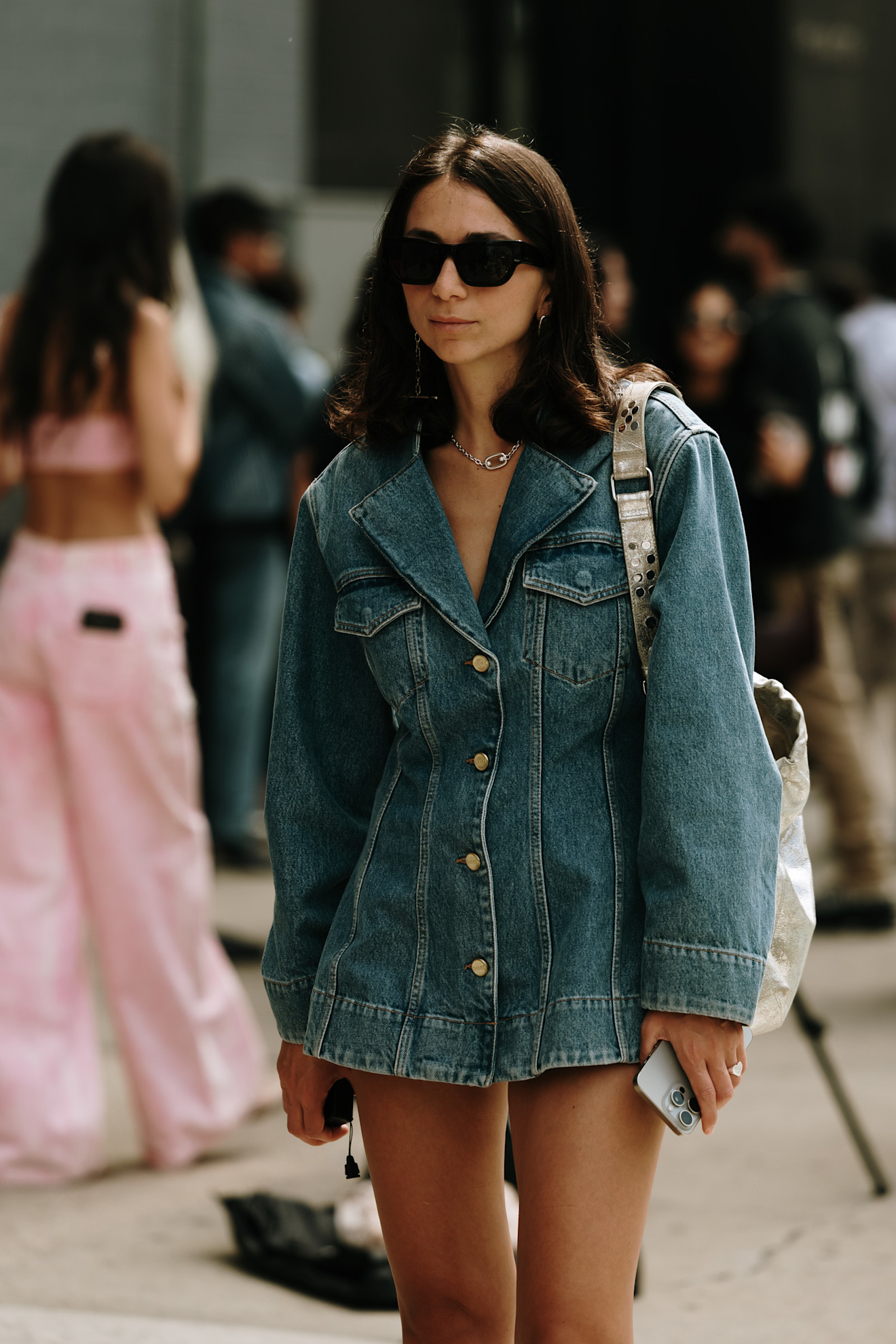 Summum spijkerjasje getailleerd in dark denim | BeOne