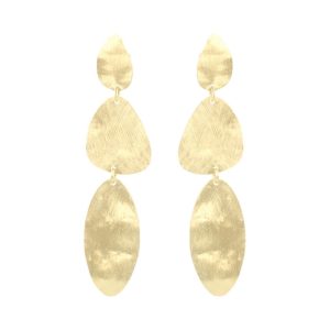 gouden statement oorbellen