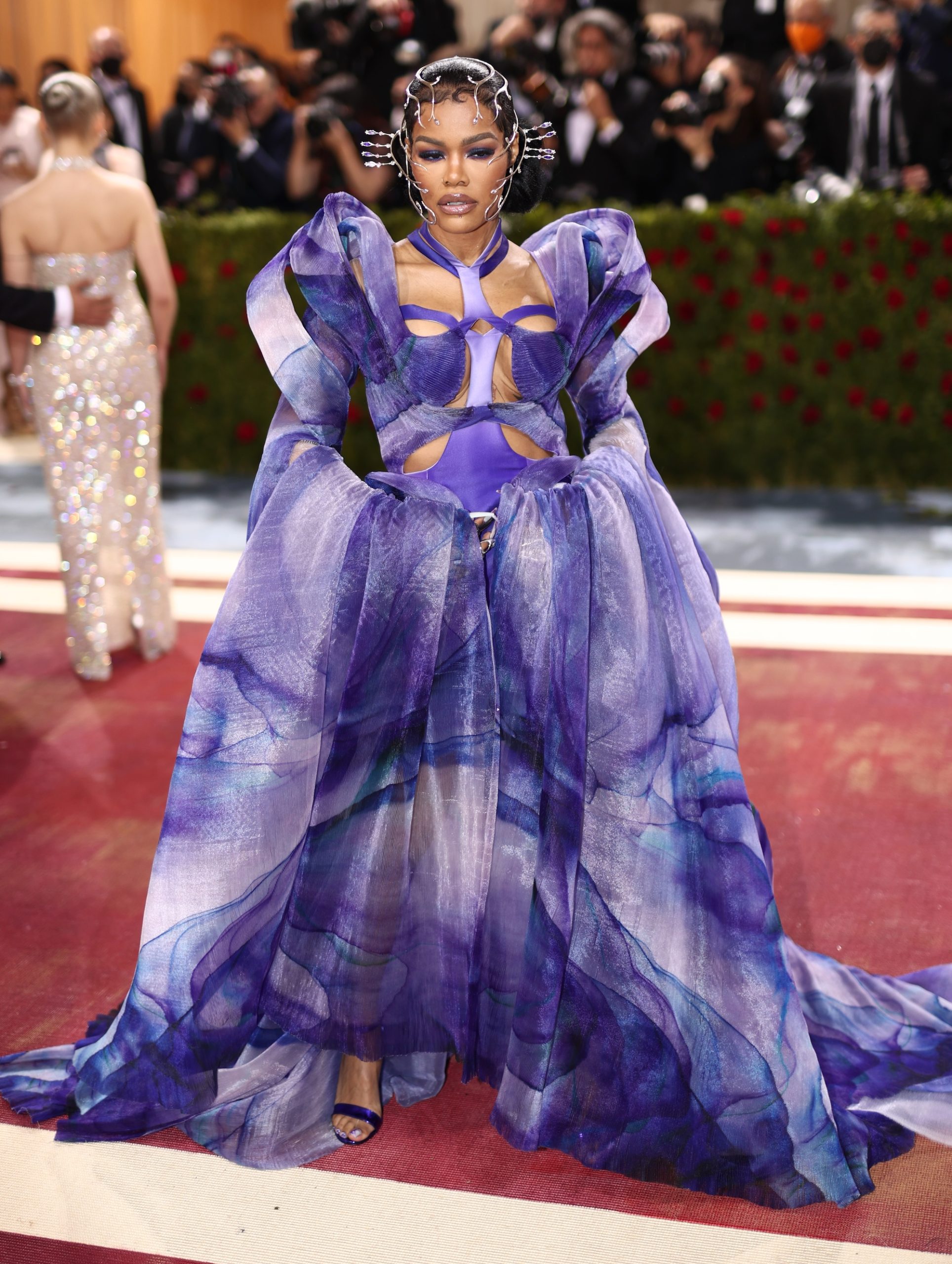 Teyana Taylor op het Met Gala 2022