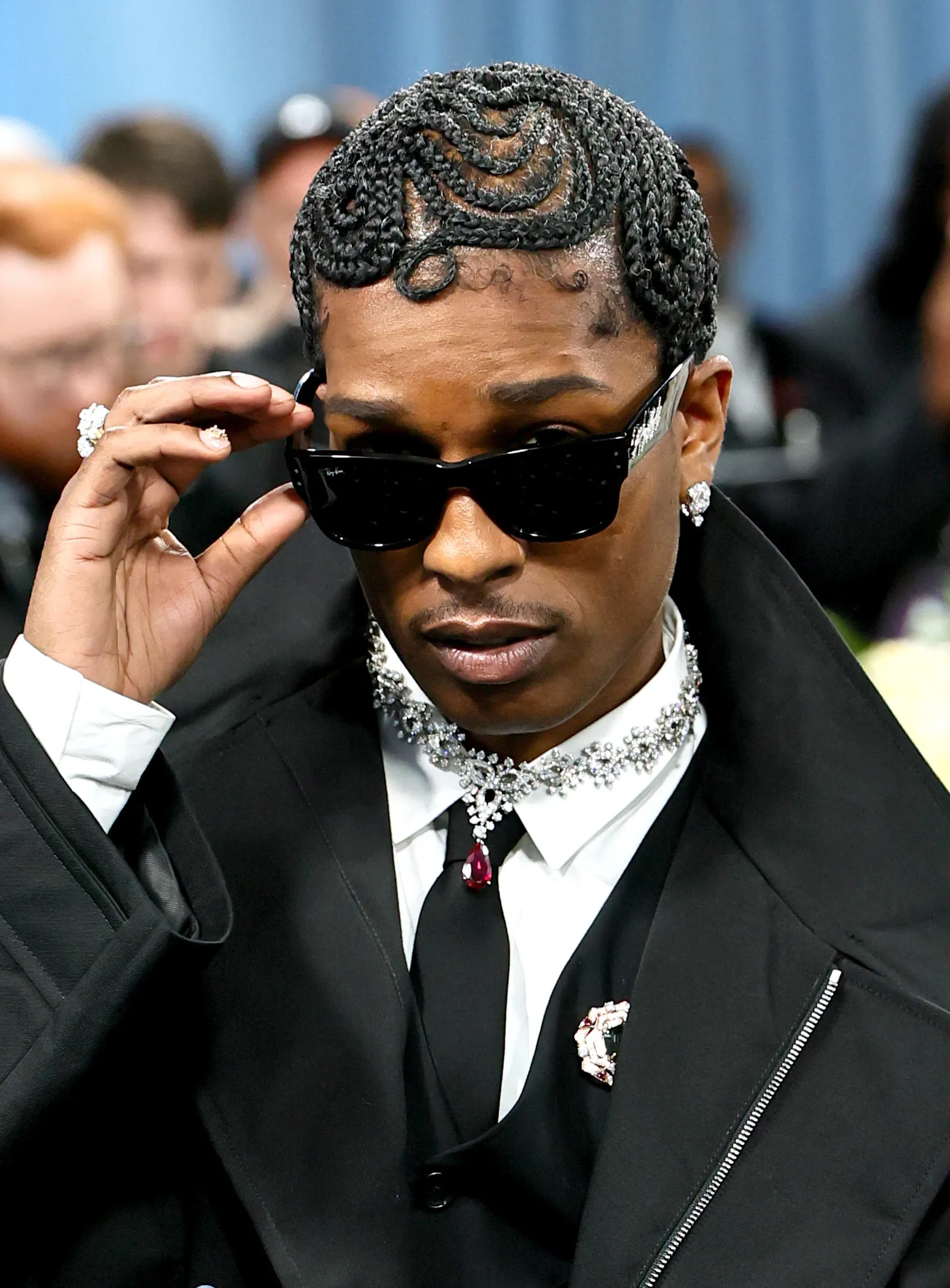 A$AP Rocky in Bulgari met gala 2025