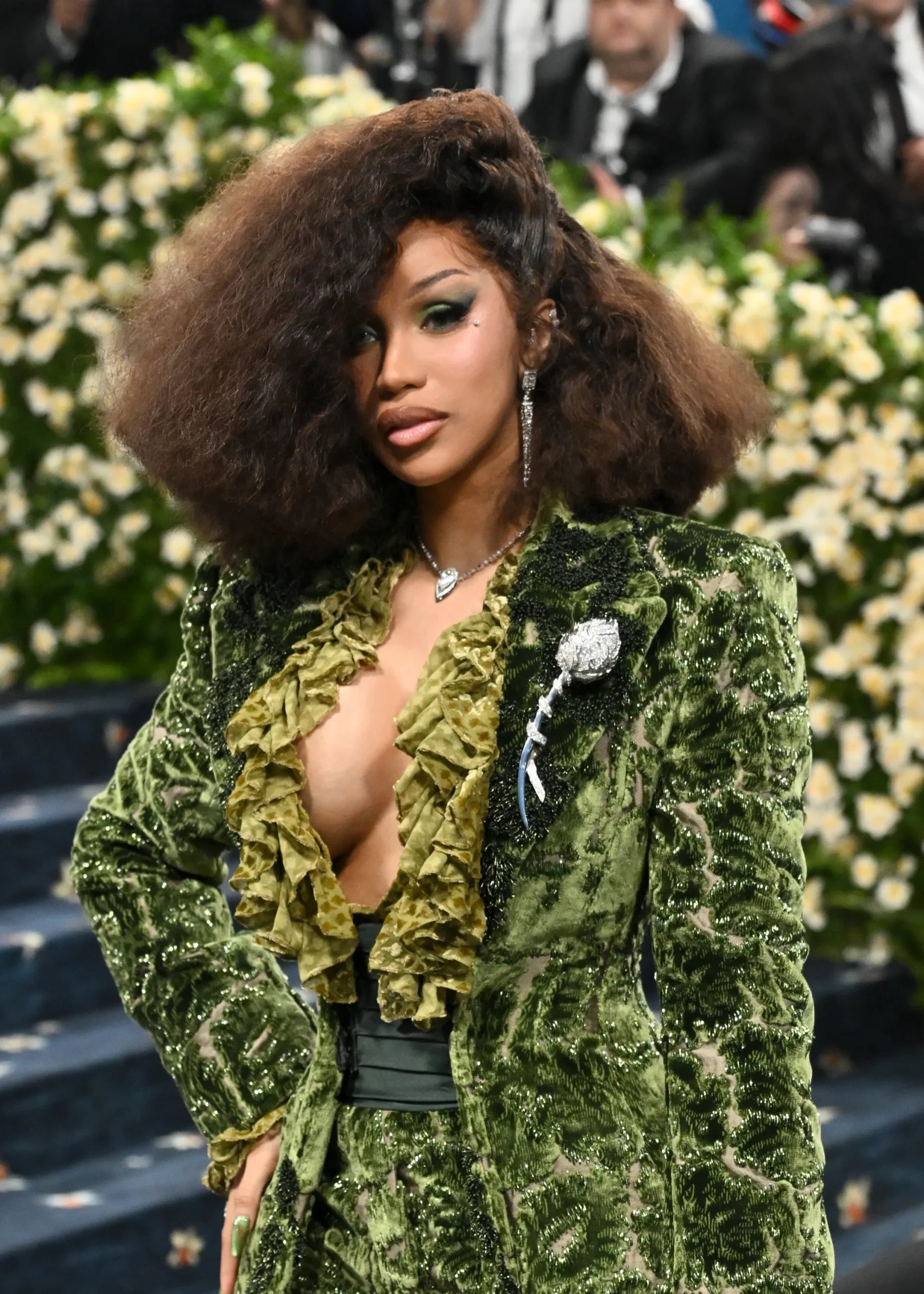 Cardi B in Burberry met gala 2025