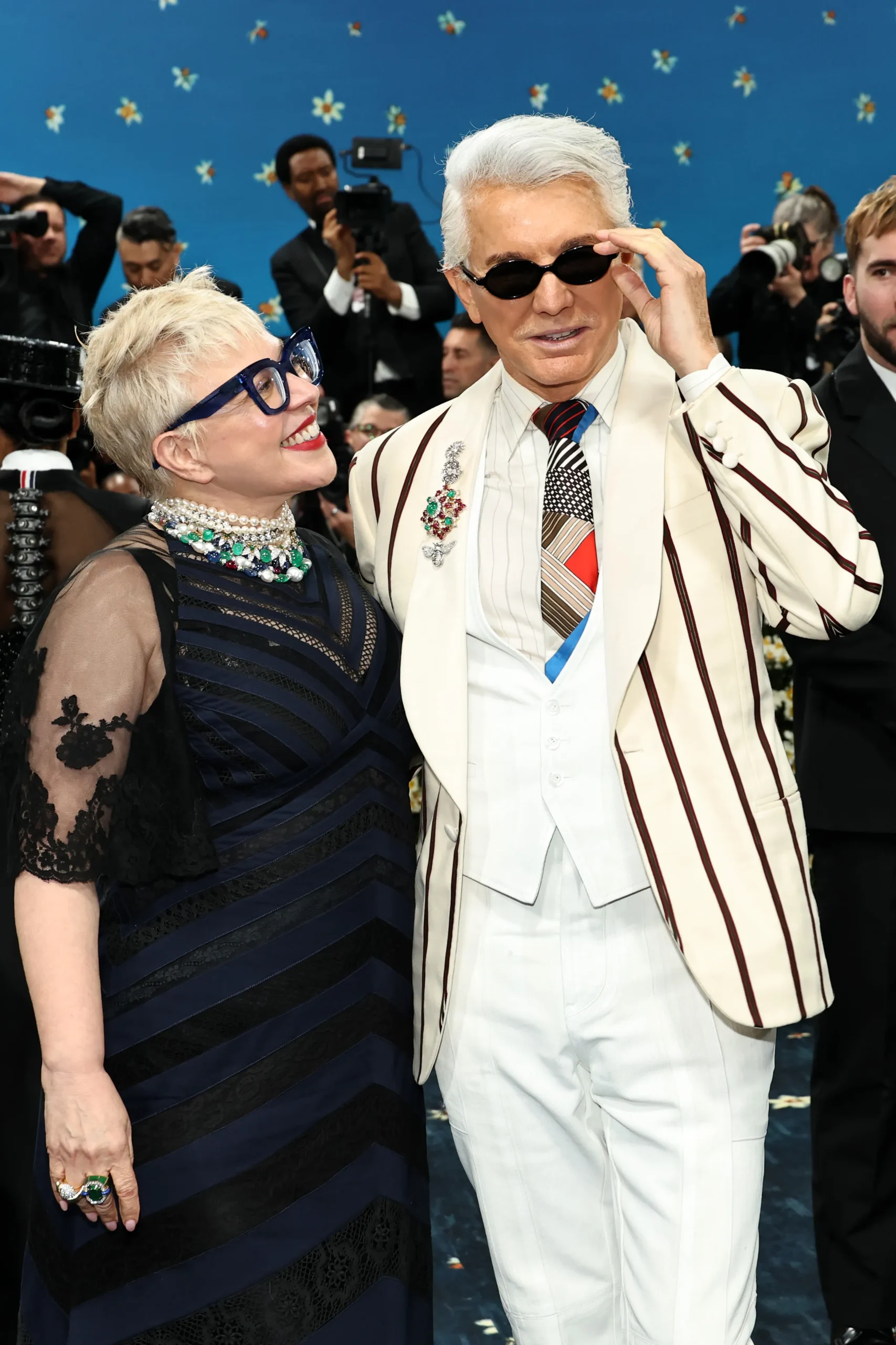 Catherine Martin and Baz Luhrmann op het met gala 2025