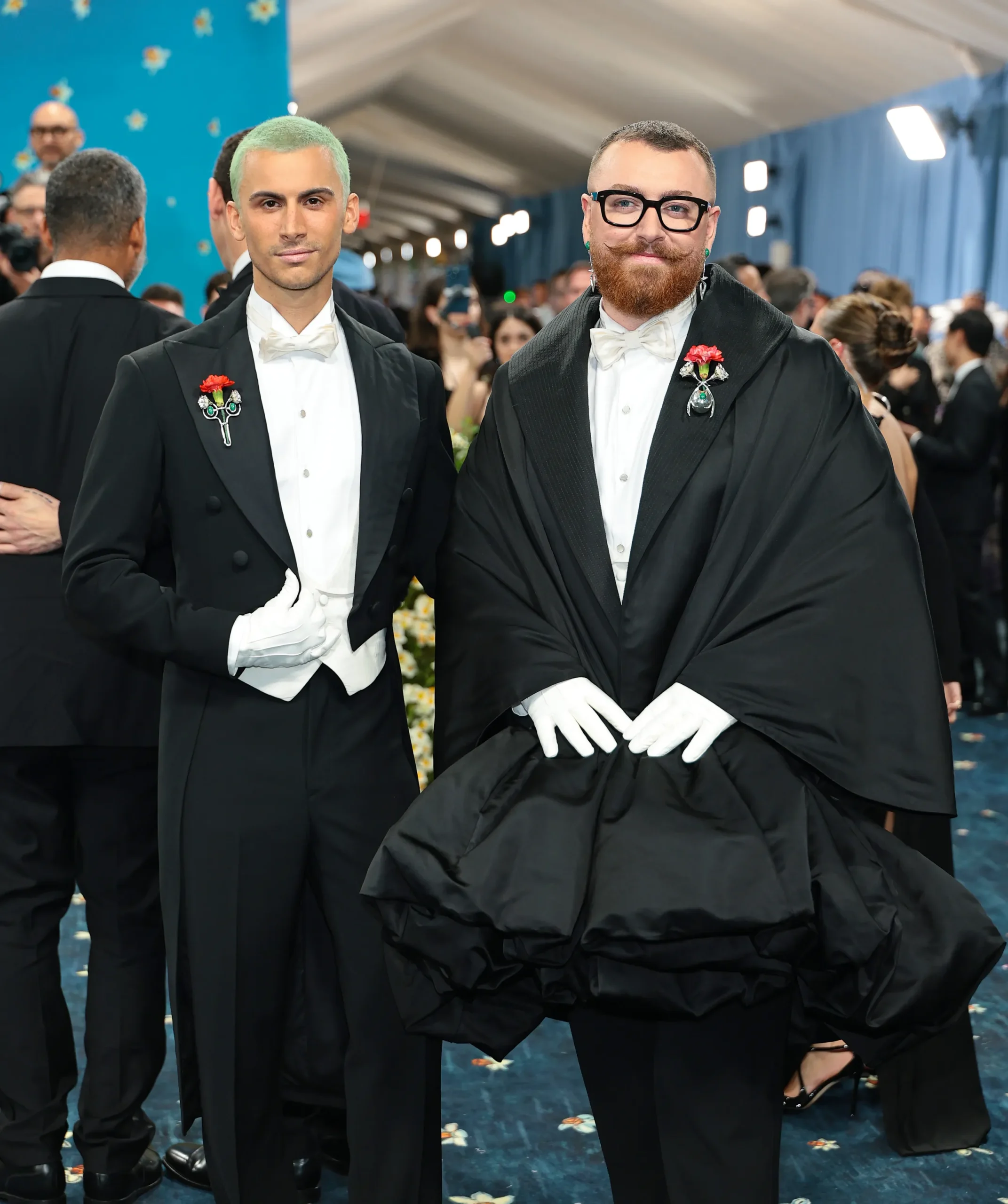 Christian Cowan and Sam Smith met gala 2025