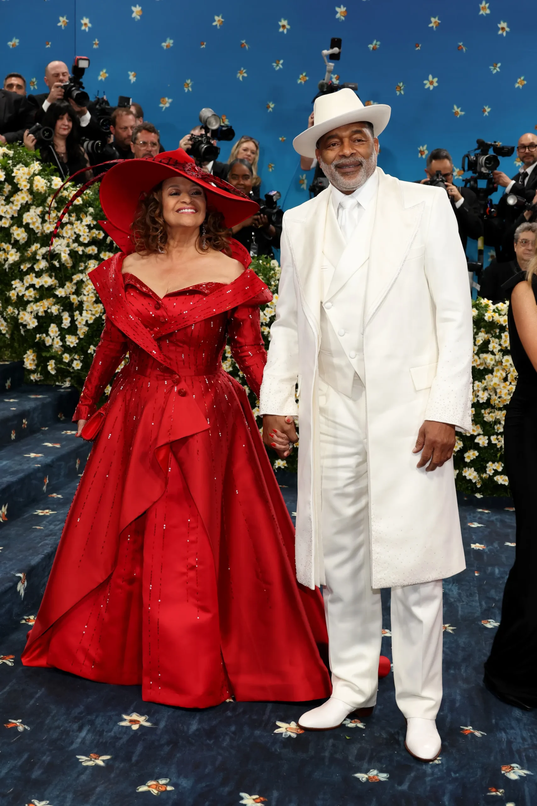 Debbie Allen and Norm Nixon op het met gala 2025