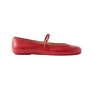Gianvito Rossi Carla leather Mary Jane ballet flats