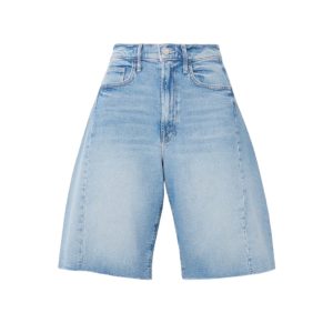 MOTHER The Half Pipe Bermuda Fray denim shorts