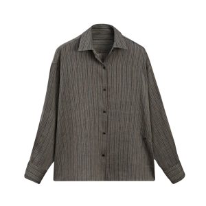 Blouse met extra knoop van Massimo Dutti