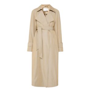 Trenchcoat guide. The Frankie Shop Astoria trenchcoat met strikceintuur