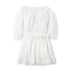 Jurk met broderie anglaise van Melissa Odabash