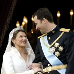de bruiloft van koningin Letizia en koning Filipe van Spanje