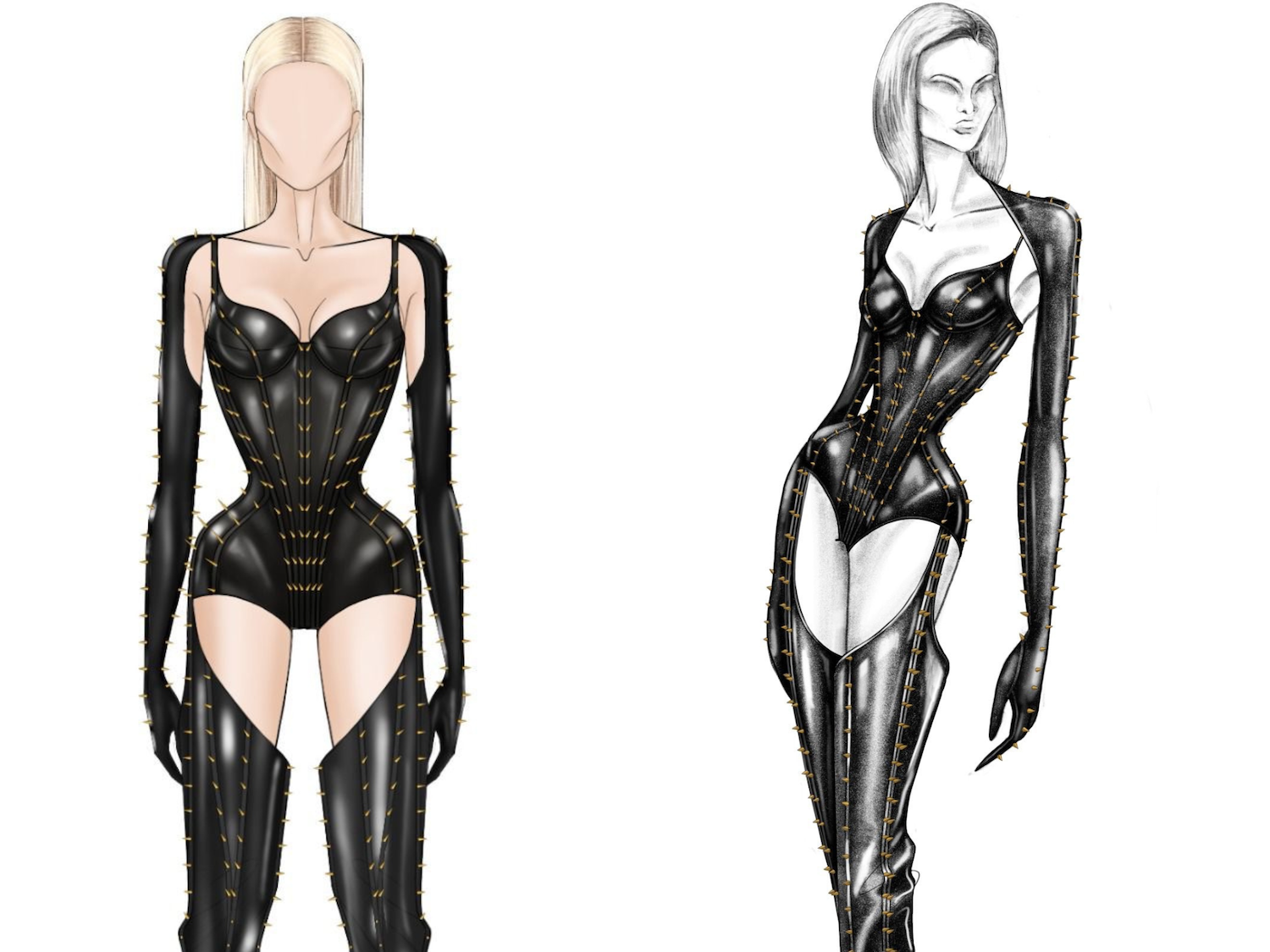 Erika Vikman schets outfit Bazel